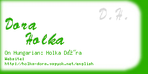 dora holka business card